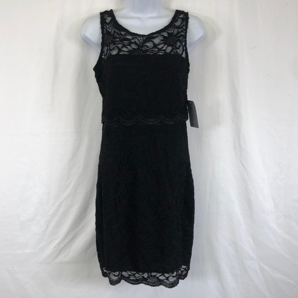 JUMP Black Lace Mini Dress